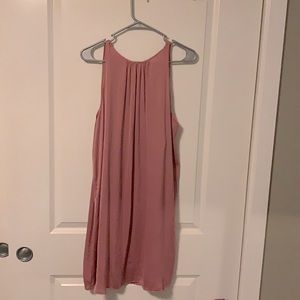 Sleeveless Satin Dress